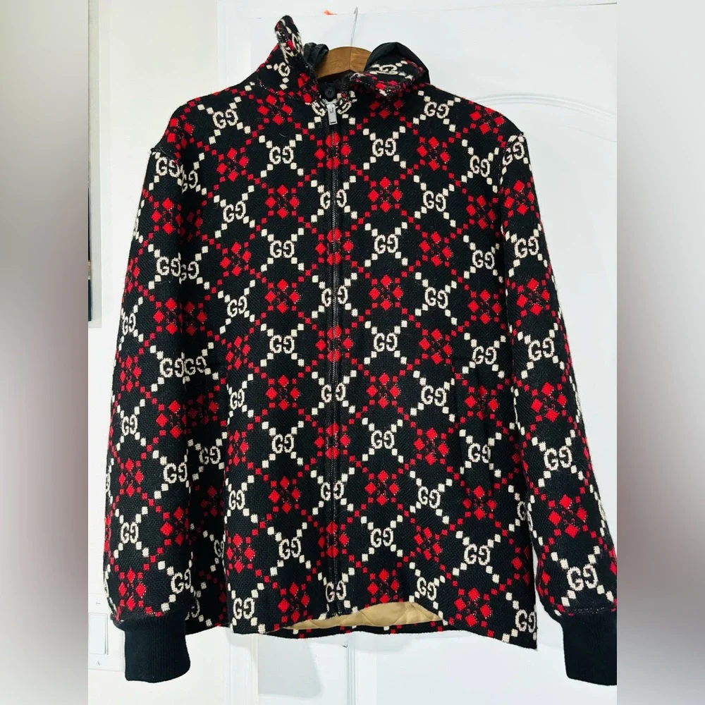 Authentic 💎Gucci Mens GG Diamont Jacket - Picture 7 of 10